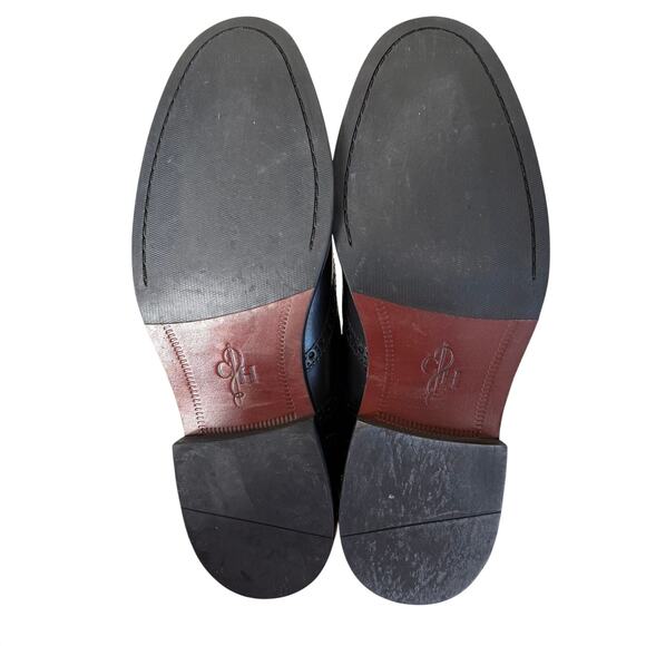 COLE HAAN Mens Wingtip Oxfords Shoes Size 10M C12209 Black - Picture 8 of 12